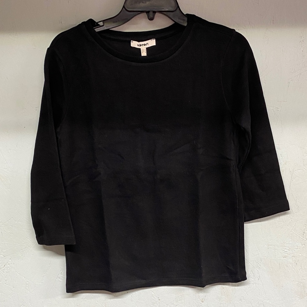 Classic Black Long Sleeve Women's Sweater Top
